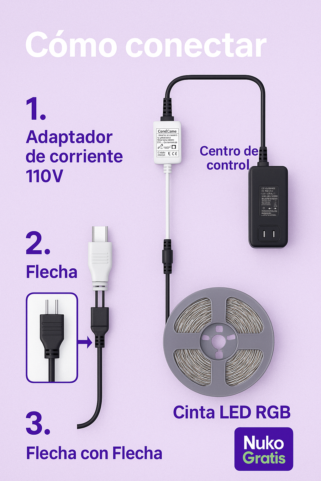 Tira LED RGB 5050 5 m – Envío gratis a todo Colombia | Paga al recibir